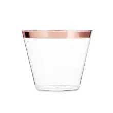 6 шт./компл.(270 мл) вина Стекло жесткий Пластик авиации чашка сока Тирамису мороженое Кубок фестиваля вечерние поставки