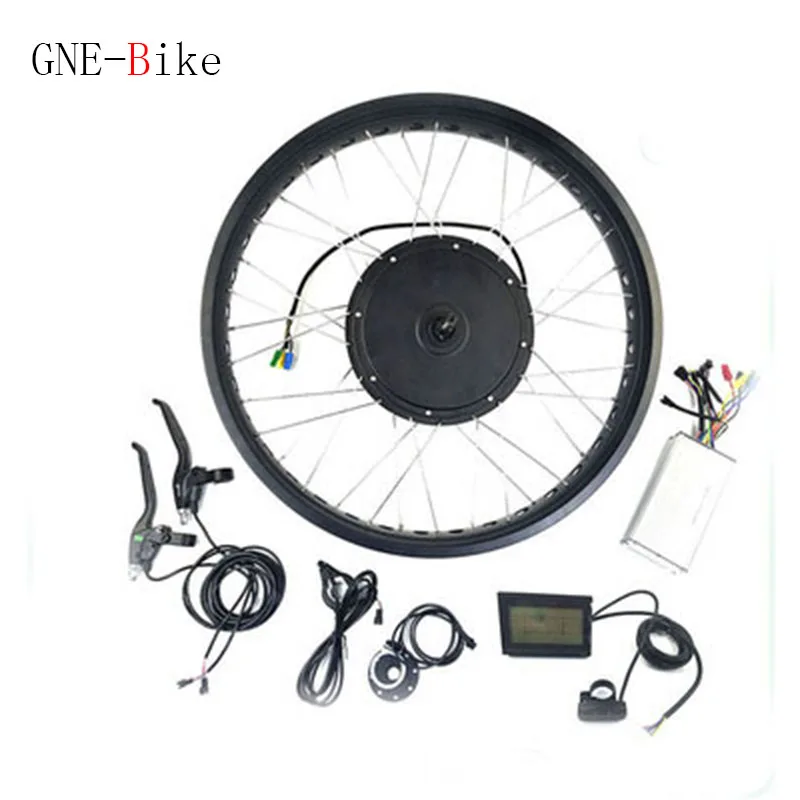 

GNE 48V1000W Snowmobile Modified Electric Power Kit Brushless Non-gear Hub Motor Rear Drive with Spinning LED3 Instrument