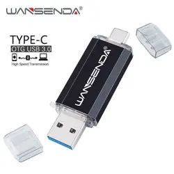 Новый USB 3,0 Тип C OTG накопитель ГБ 128 Гб Высокая скорость USB флешка 16 ГБ 32 Гб ГБ 64 Гб 2 в 1 флешки USB Memory Stick флэш-накопитель