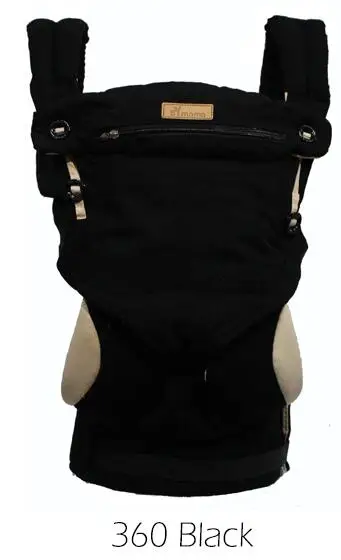 Четыре положения, 360, переноска для малышей, многофункциональный дышащий рюкзак для младенцев, детская переноска, слинг, подтяжки - Цвет: 360 black