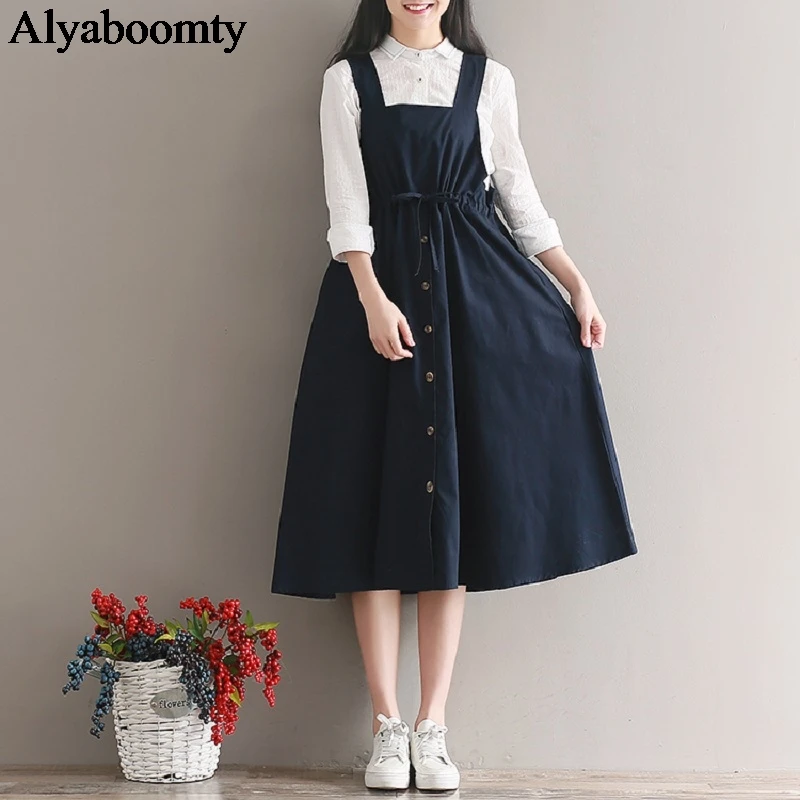 navy vintage dress