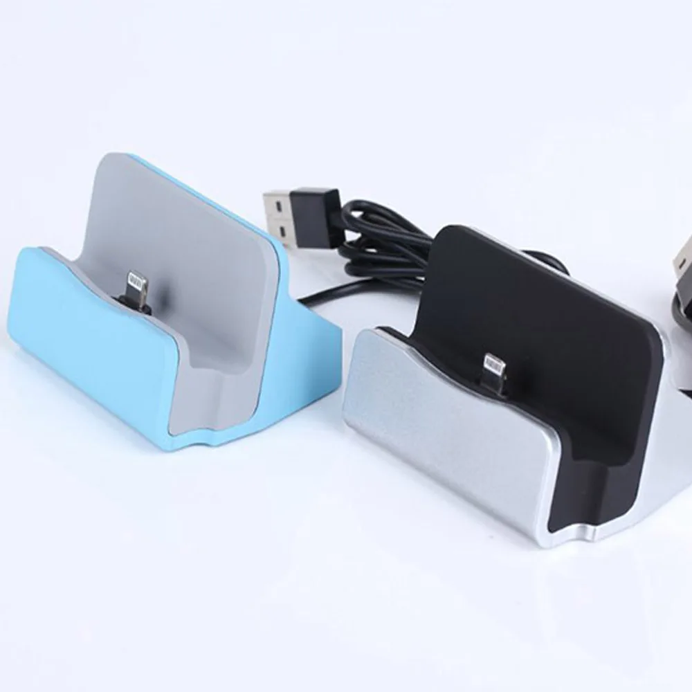 Luxury Portable Mini USB Charger Holder Sync Phone Charging Dock