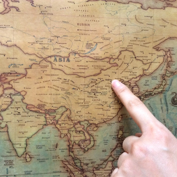 The old World Map large Vintage Style Retro Paper Poster Home decor Lp