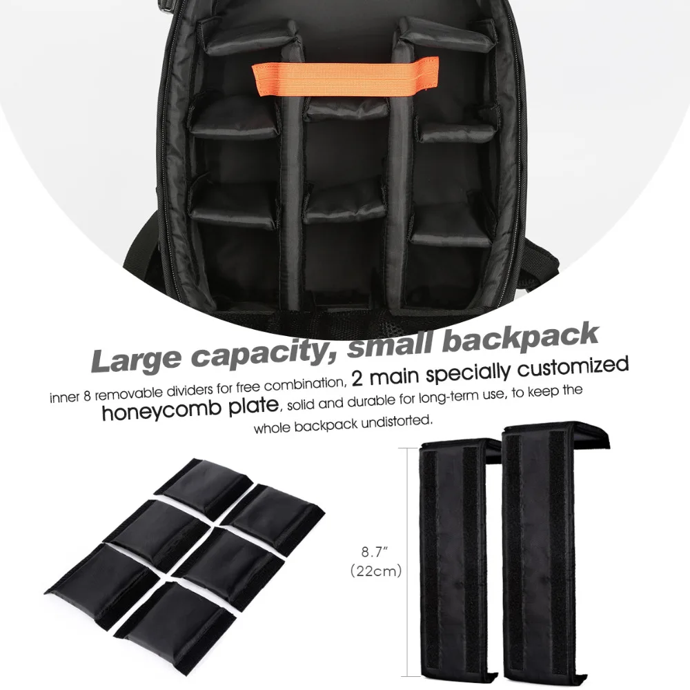K & F CONCEPT Высококачественный водонепроницаемый рюкзак для DSLR SLR камеры сумка