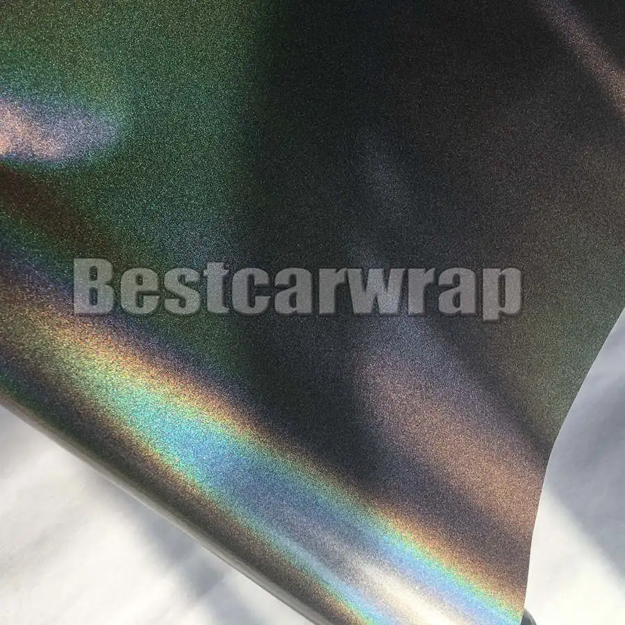 SILVER psychedelic gloss metallic car wrapping film with air bubble free (6)
