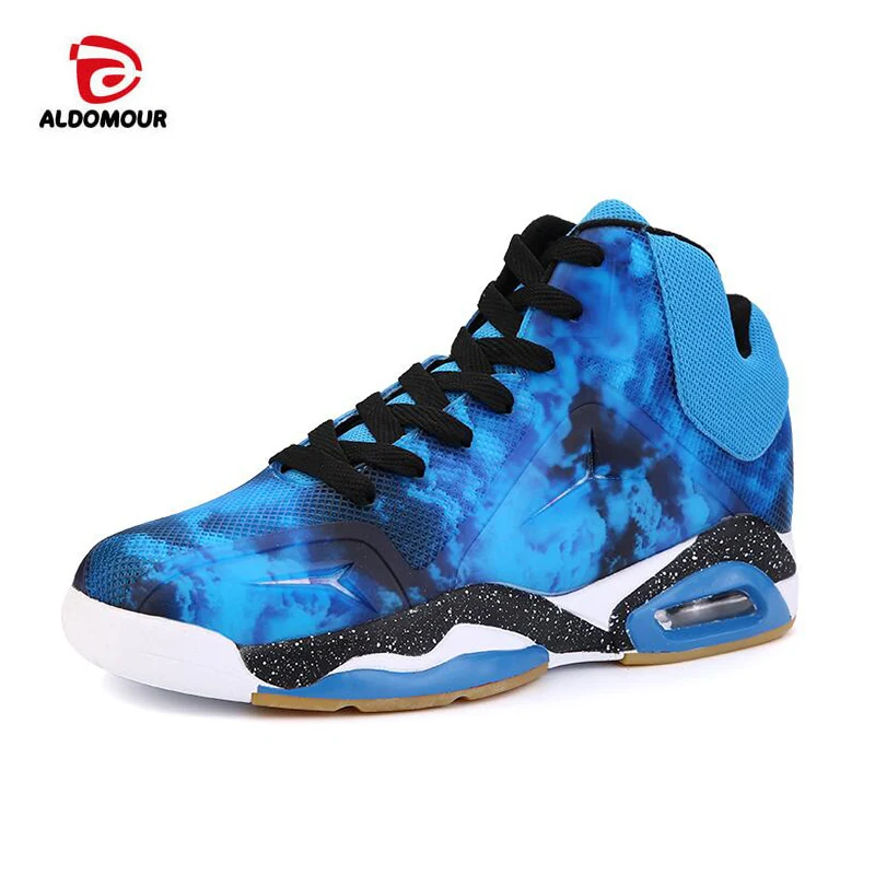 ALDOMOUR Men Basketball Shoes 2018 Breathable Comfortable Sports Ankle
