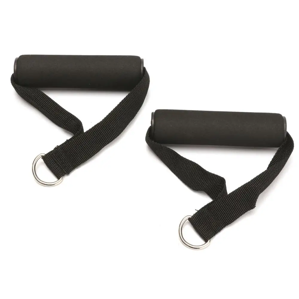 1 Pair 12cm Power Training Adjustable Elastic Exercise Strength Stirrup