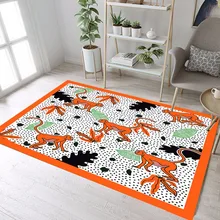 Коврики и ковры с изображением обезьяны и листьев для детей, для дома, гостиной, большая мягкая подушка, спальня, туалет, кухня, пол, коврики для ванной