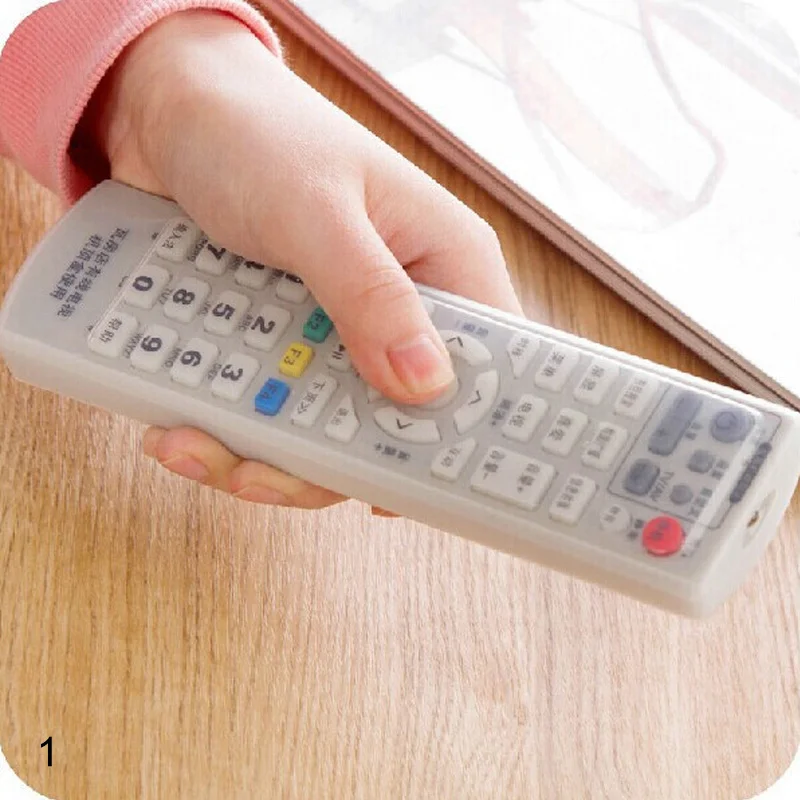 Waterproof Dust Cover Household supplies 1 Pcs Remote Control Covers TV Air Conditioner Remote Control Silicone Protective Kits
