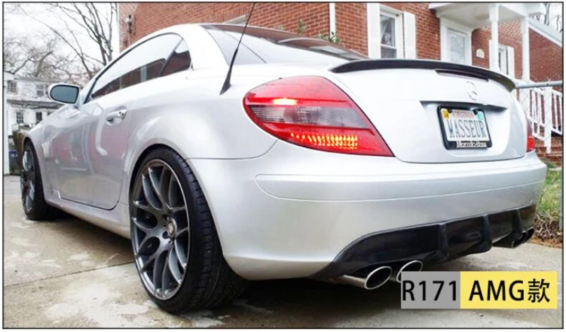 Спойлер из углеродного волокна для Mercedes Benz SLK Class R171 R172 SLK200 SLK250 SLK300 SLK350 SLK55