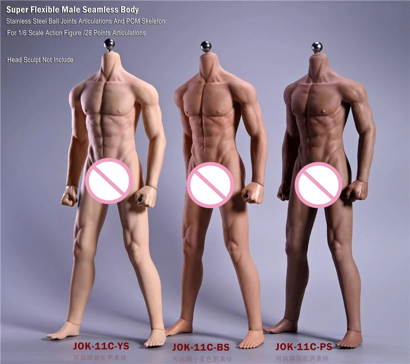 JIAOU DOLL 1//6 Male Seamless Body Flexible Wheat Skin Action Figure JOK-11C-BS