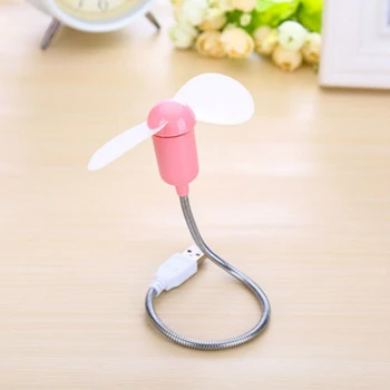 

USB Mini Cooling Fan Cooler for Laptop Desktop PC Computer New Portable Adjustable Angle USB Cooler Flexible