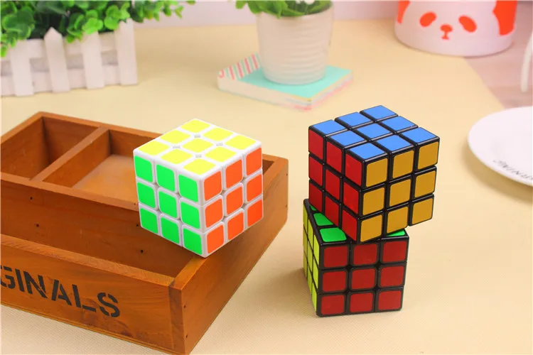 57 мм скраб магические игрушки куб 3x3x3 ABS стикер блок головоломка скоростной Куб Красочные обучающие и образовательные головоломки Cubo Magico игрушки