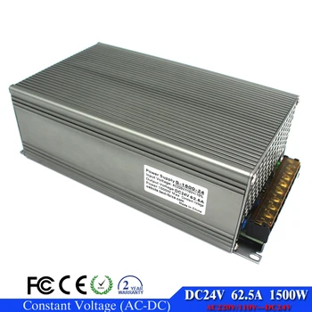 

DC24V 62.5A 1500W Switching Power Supply Driver 24 volt transformer 110V 220V AC DC SMPS For CCTV camera LED Strip Module Light
