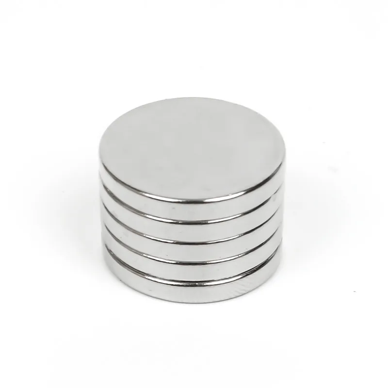 

U-JOVAN 5pcs 20 x 3mm N50 Super Strong Rare Earth Fridge Permanet Magnet Small Round Neodymium Magnet