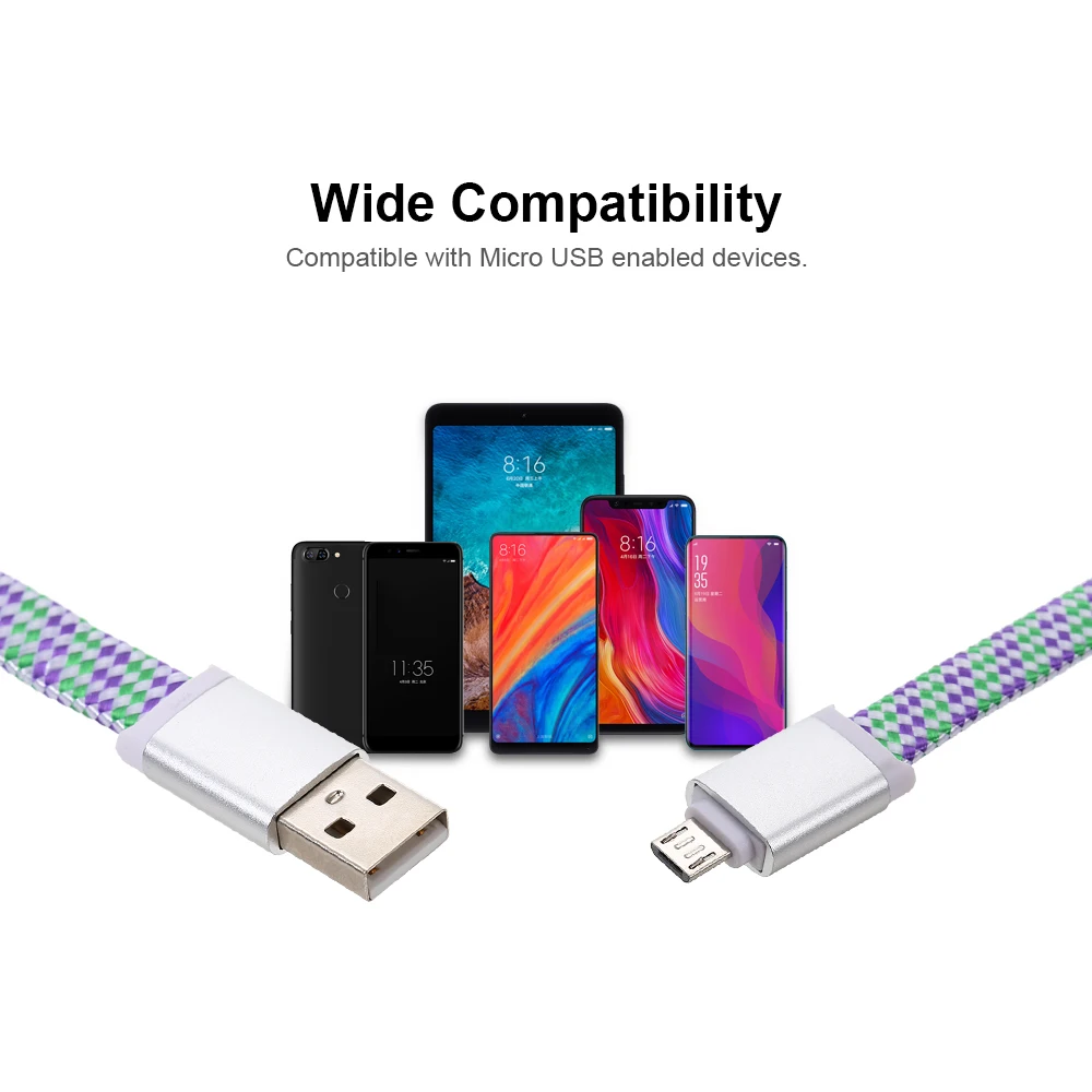 Плетеный кабель USB Type C плоский для зарядки и передачи данных 1 м Samsung