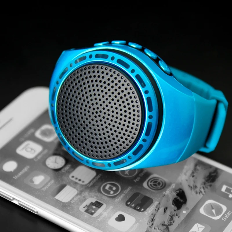 Спортивные часы Bluetooth браслет с Динамик спортивные музыкальные светодиодный FM