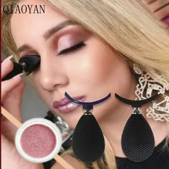 

QIAOYAN Hot Fashion Mini Lazy Eye Shadow Applicator Silicon eyeshadow stamp crease popular For makeup