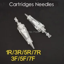Промо 1R/3R/5R/7R/3F/5F/7F картридж татуировки бровей Иглы Перманентный макияж машина ручка картриджи иглы