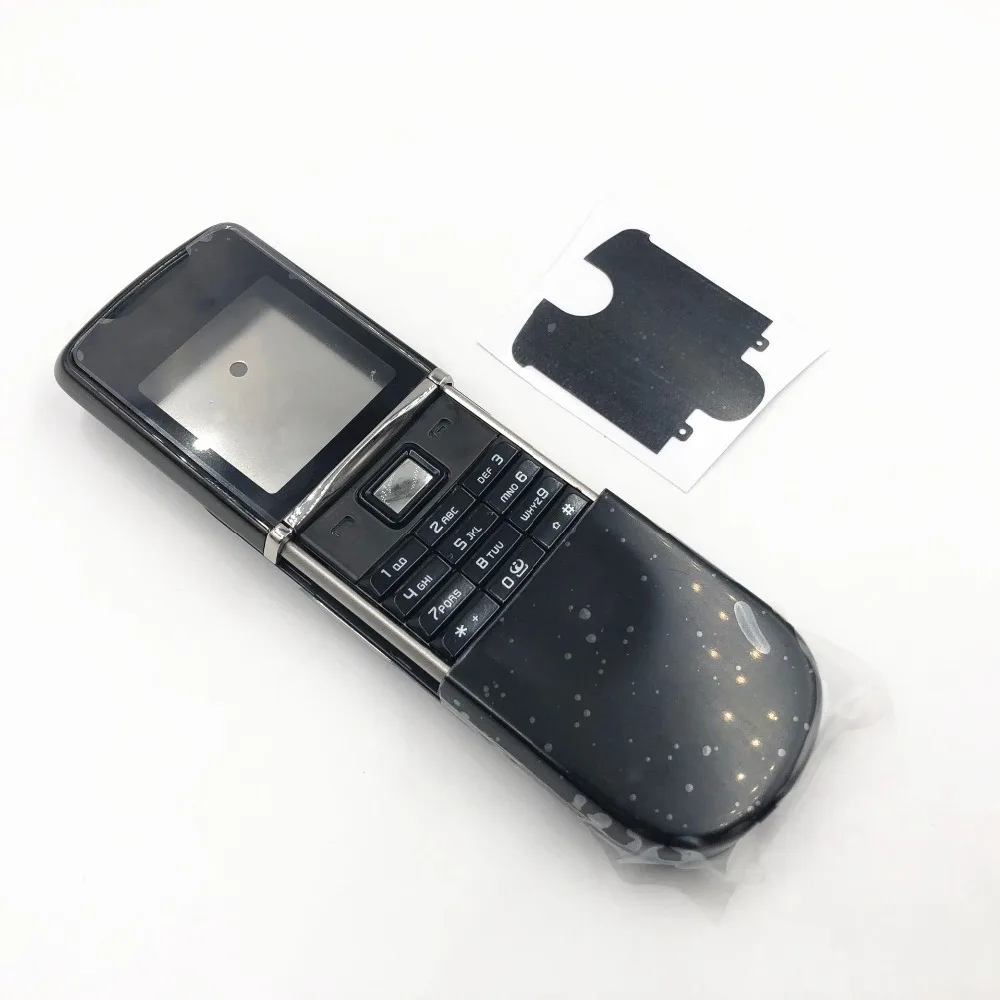 RTBESTOYZ для Nokia 8800SE 8800 Sirocco полный корпус Чехол русская английская клавиатура Черный Серебряный Золотой