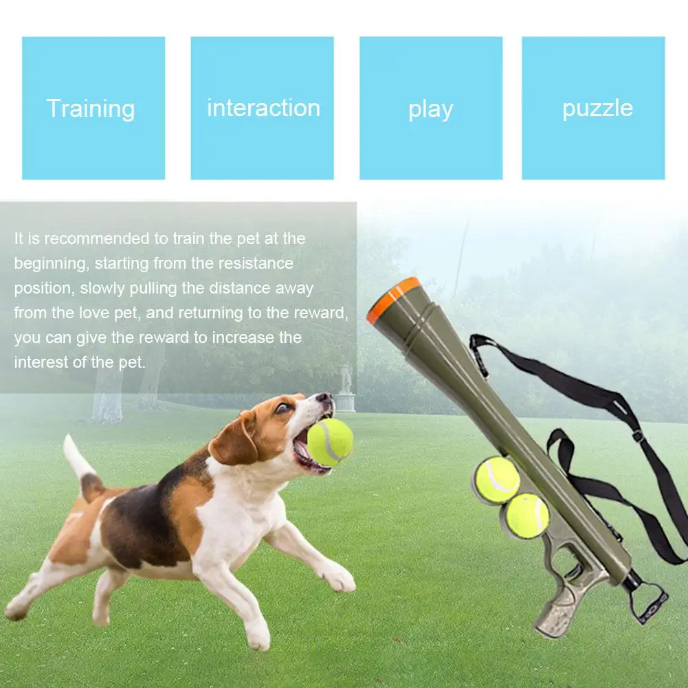 Собака Запуск пушки метания мяч обучение игрушка собака открытый дистанционная скорость прицеливания головоломка интерактивная игрушка собаки добавить Agile поставки