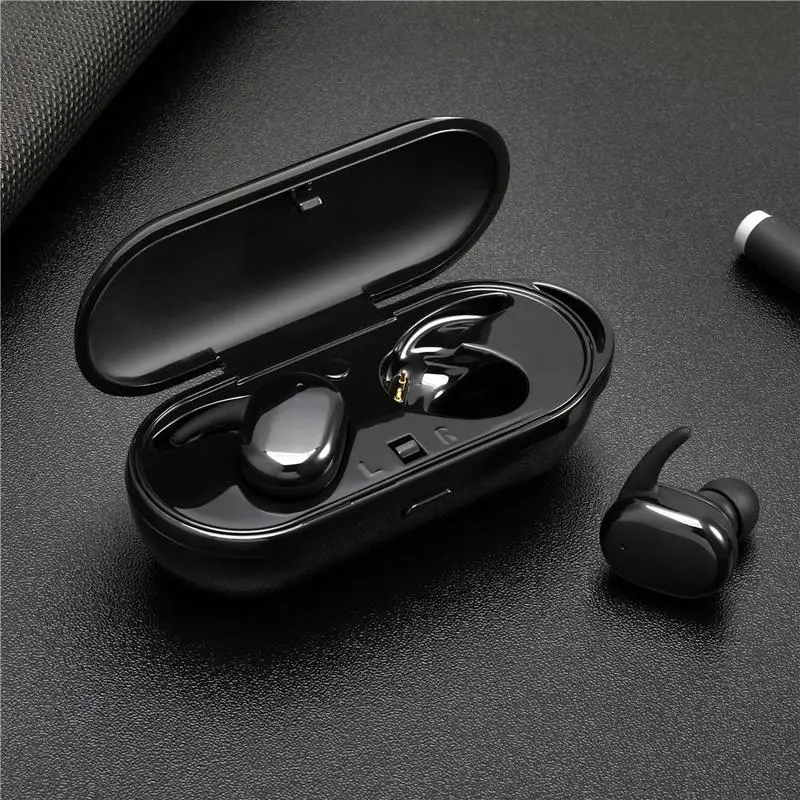 

Waterproof Earphones With Mic Charging Box Stereo Earbuds T2C TWS 5.0 Wireless Bluetooth Headset Mini Earbuds Bluetooth