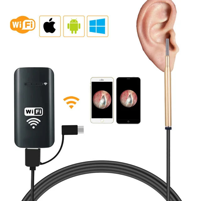 Buy WiFi Ear Endoscope 3.9MM Wireless Digital Ear