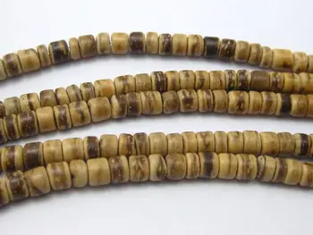 

10 Strands of 16" Natural Coconut Rondelle Beads 5mm