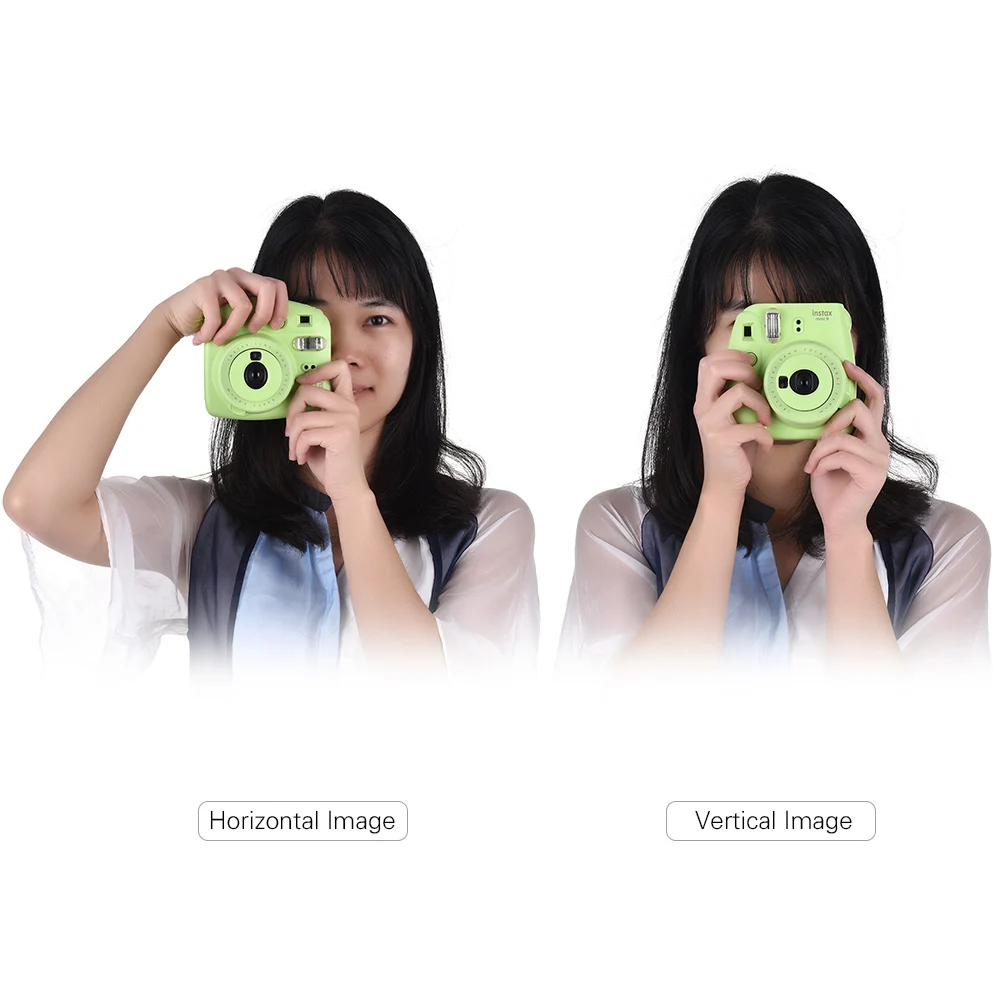 Пленочная камера моментальной печати Fujifilm Instax Mini 9 с зеркалом для селфи, Ice Blue