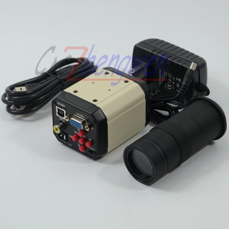 FYSCOPE 2.0MP HD 3 в 1 цифровой промышленный микроскоп Видео Промышленный Набор камера VGA