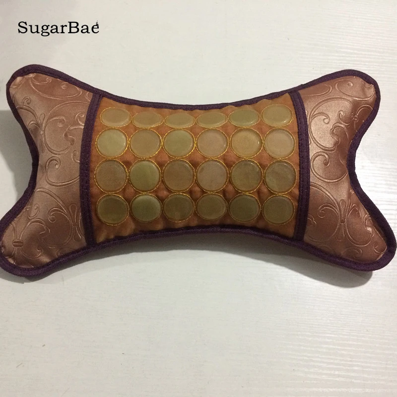 

New Design Jade Stone Cushion Massage Thermal Soft Infrared Heating Pillow