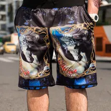 Хип-хоп летние мужские шорты для бега бегунов хлопковые свободные шорты до колена удобные короткие Hombre