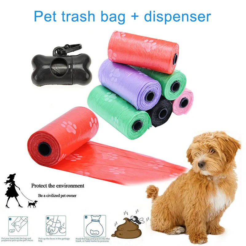 Dog Poo Bags Dispenser Kit Biodegradable Waste Bone Shaped Pet Bag Holder Wxv Dog Poo Bags Dispenser Kit Biodegradable Waste Bone Shaped Pet Bag Holder Wxv