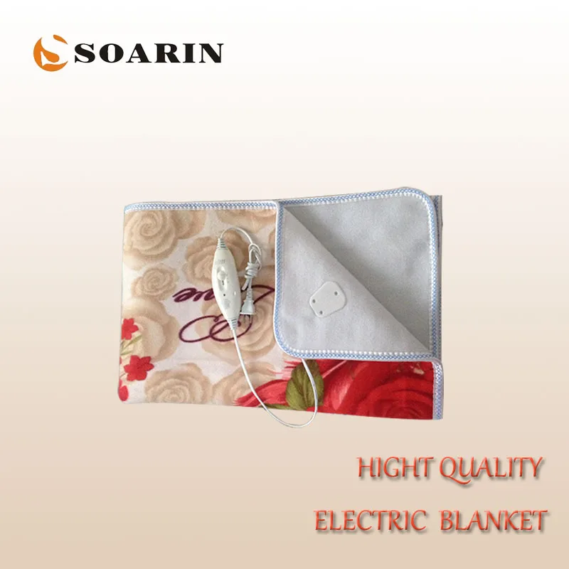 SOARIN электрическое одеяло с двойным подогревом одеяло 220 v Couverture Chauffante электрическое плюшевое Отопление покрывало на кровать подогреватель тела