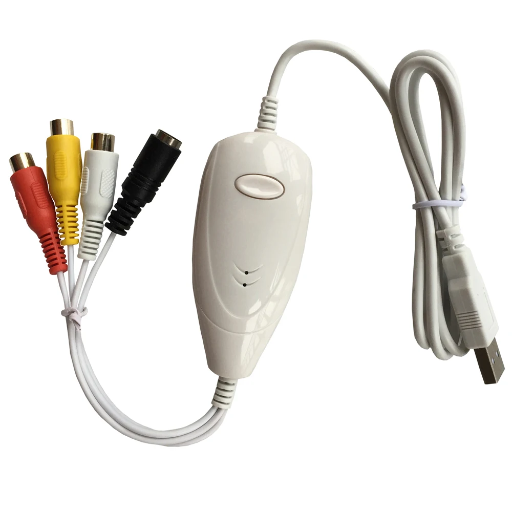

USB2.0 Video audio capture card, convert any analog video audio to digital formation in pc for windows mac os. Free shipping