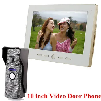 

Wired TFT 10'' Color LCD Digital Video Door Entry System Intercom Phone for Villa
