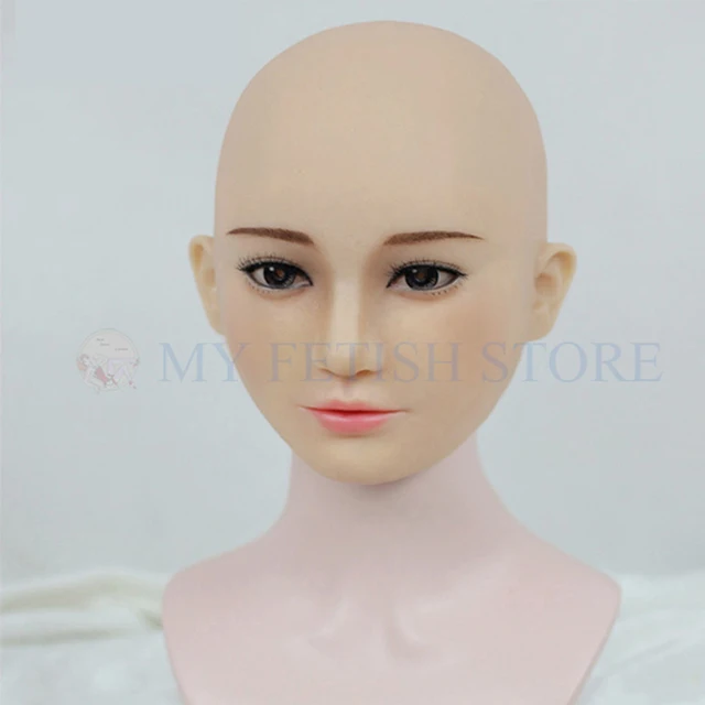 M04handmade Crossdress Silicone Full Head Female Face Kigurumi