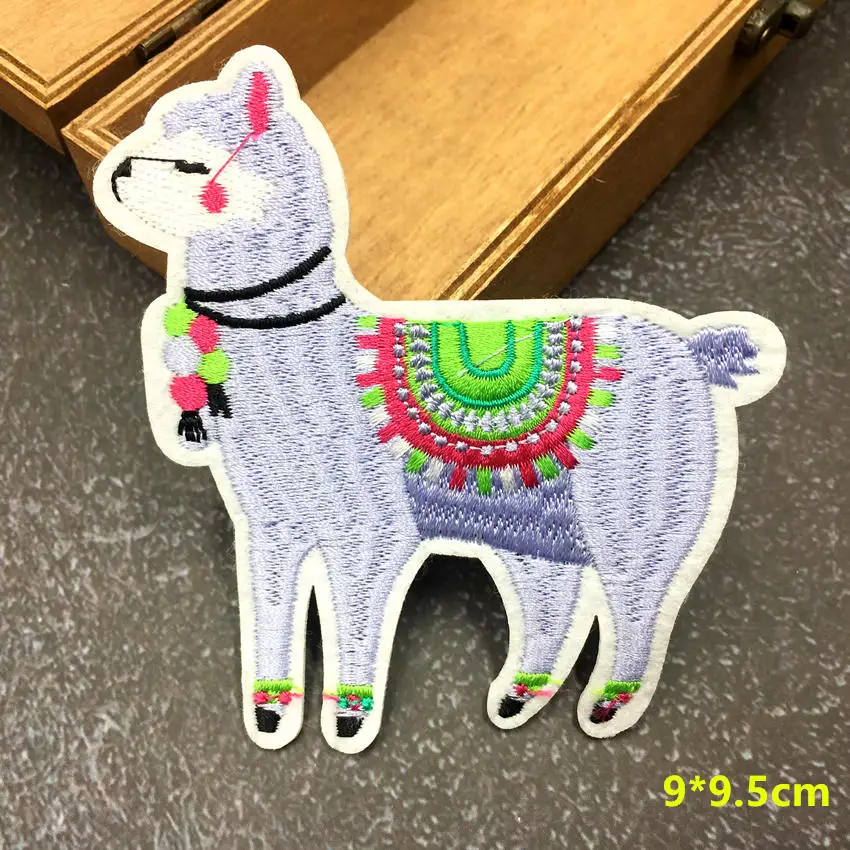Нашивки с аппликацией llama Alpaca нашивки утюгом на рубашке трикотажная кепка