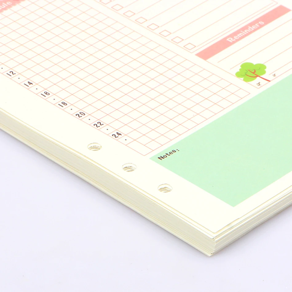 Summer Cute Series Notebook Filler Papers A5/A6 Color Inner Core Planner Inside Page gift Stationery Summer Cute Series Notebook Filler Papers A5/A6 Color Inner Core Planner Inside Page gift Stationery