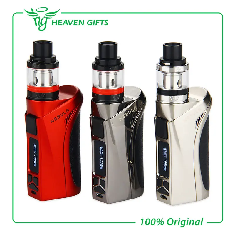  Original 100W Vaporesso Nebula TC Kit w/ Veco Plus Tank Atomizer 2ml Nebula Box MOD Electronic Cigarette vs Nebula Mod 80W /100W 