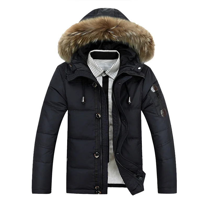 Hooded Duck Down Jacket Men's Jacket Ultralight Down Jacket Outdoors