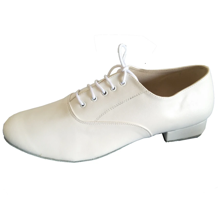 Алиша танцевальная обувь индивидуальные мужские белые Бальные вечерние латинский танец сальсы обувь мужские туфли для танцев