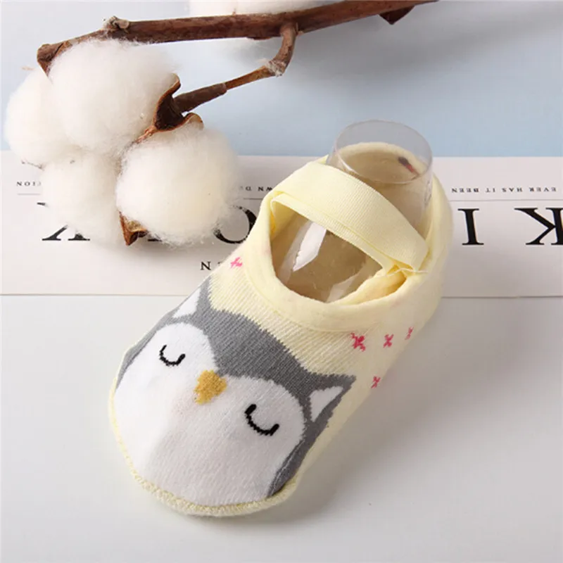 PUDCOCO/1 пара носков для малышей; мягкие Нескользящие тапочки для малышей; нескользящие носки для маленьких девочек и мальчиков