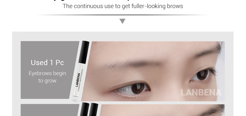 LANBENA Сыворотка для рост бровей уже более толще питает карандаш для бровей Ресниц Быстрый мощный роста волос Make Up Красота