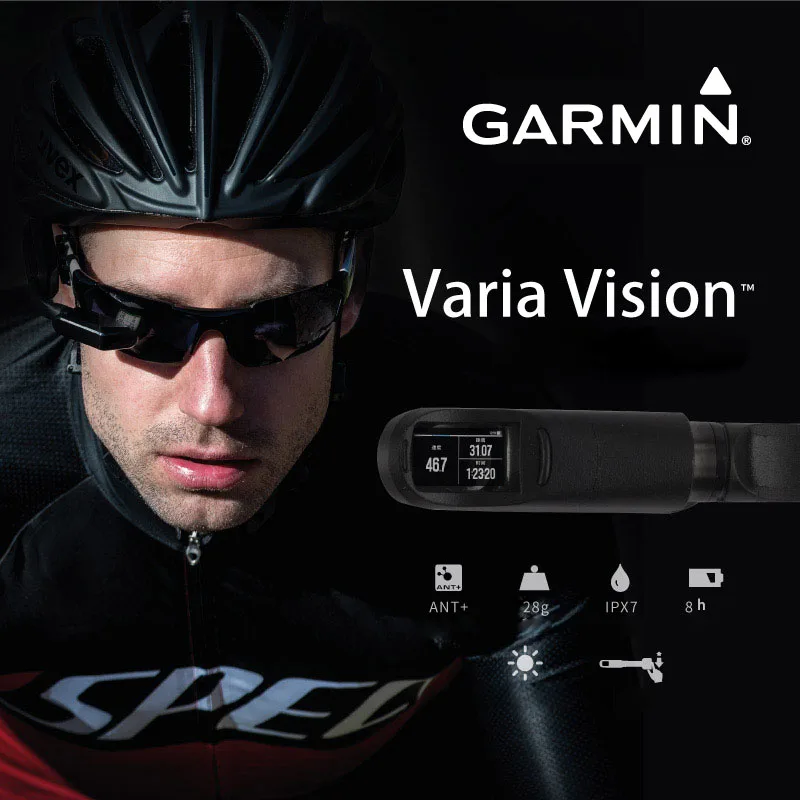 Garmin Varia Vision In-Sight display умные велосипедные носимые очки для езды на велосипеде головной дисплей датчик для велосипеда gps