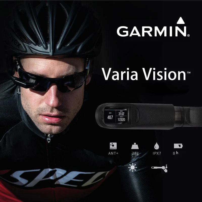 

Garmin Varia Vision In-Sight Display Smart Cycling Wearable Glasses Bike Ride Heads Up Display Bicycle Sensor GPS