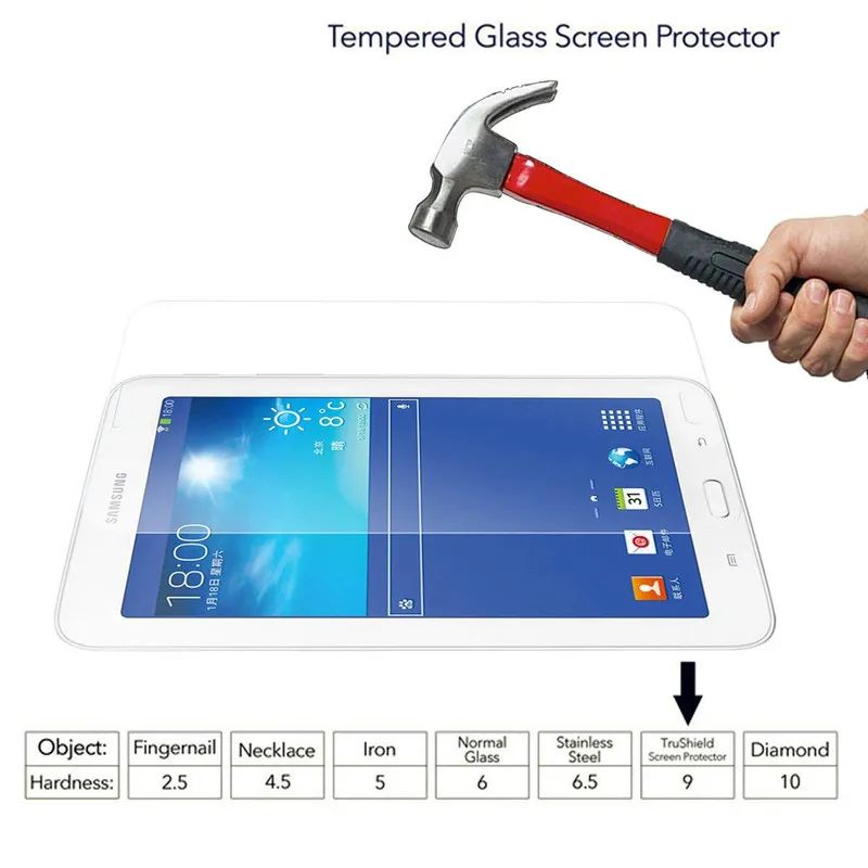 Закаленное стекло для Galaxy Tab 3 lite 7 0 &quotЗащита экрана Samsung E SM T113 T110 T111 T116