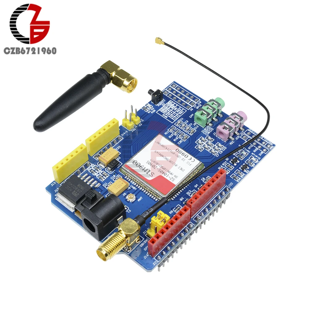 SIM900 850/900/1800/1900 МГц GPRS GSM щит макетная плата четырехдиапазонный модуль комплект с