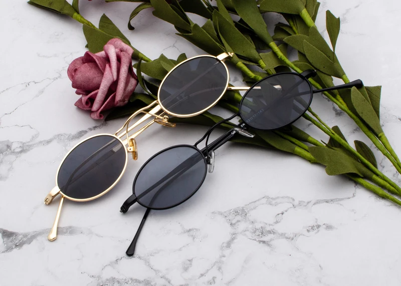 Round Mirrored Sunglasses  detail (3)