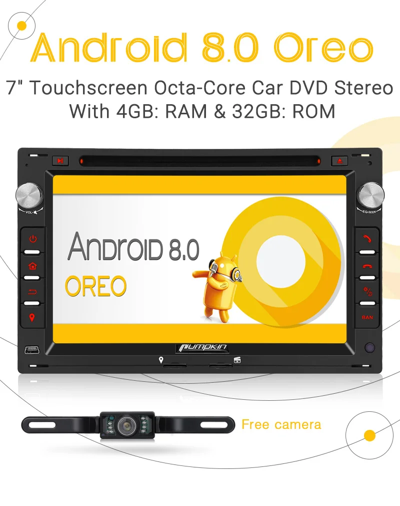 Flash Deal Pumpkin 2 Din 7